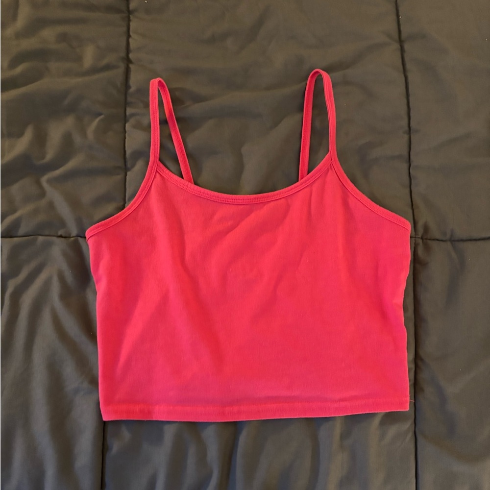 Vibrant Pink Crop Top